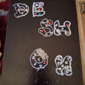 Embellished Black Decorative Box